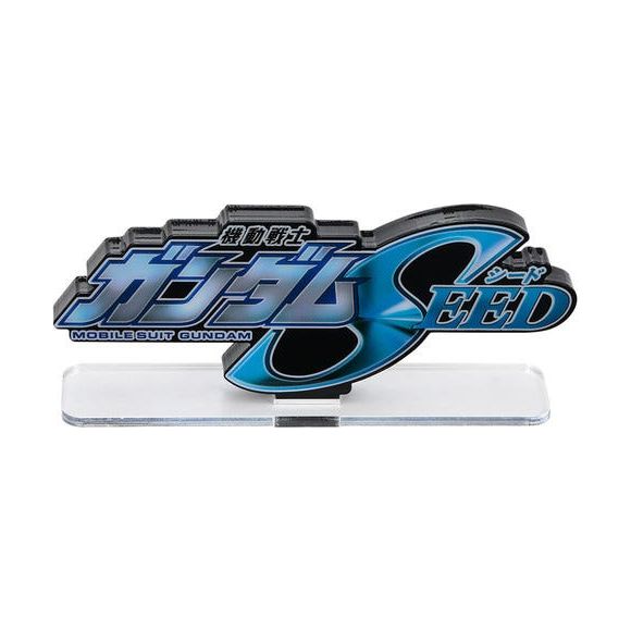 Bandai Gundam Seed Logo Display